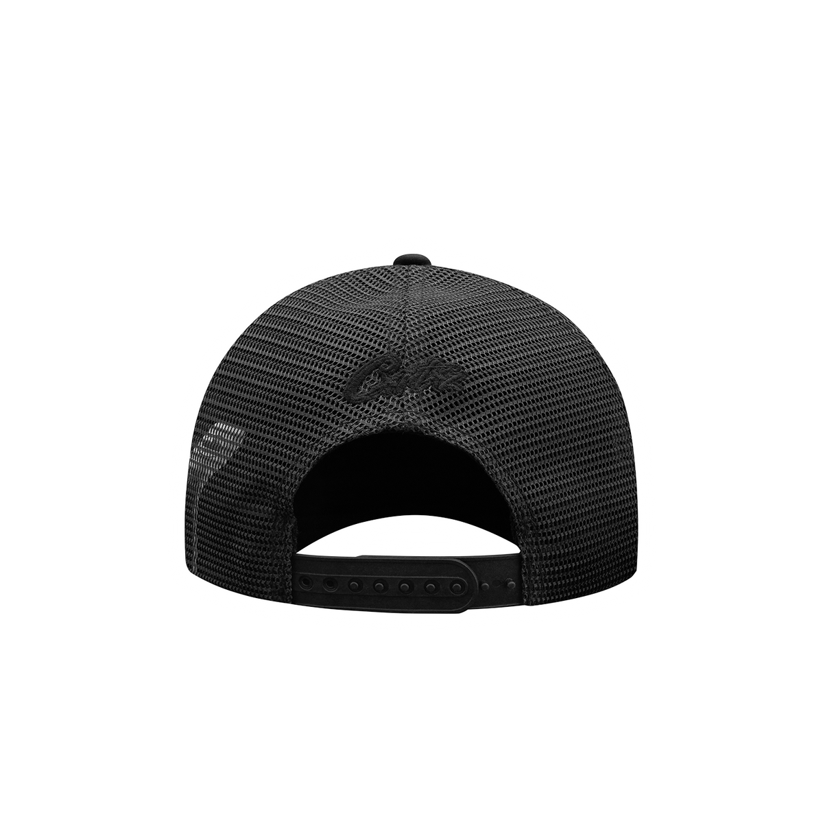 即発送 CORTEIZ ALCATRAZ PREMIUM TRUCKER CAP ALCATRAZ PUFF PRINT TRUCKER HAT [TRIPLE BLACK] – CRTZRTW