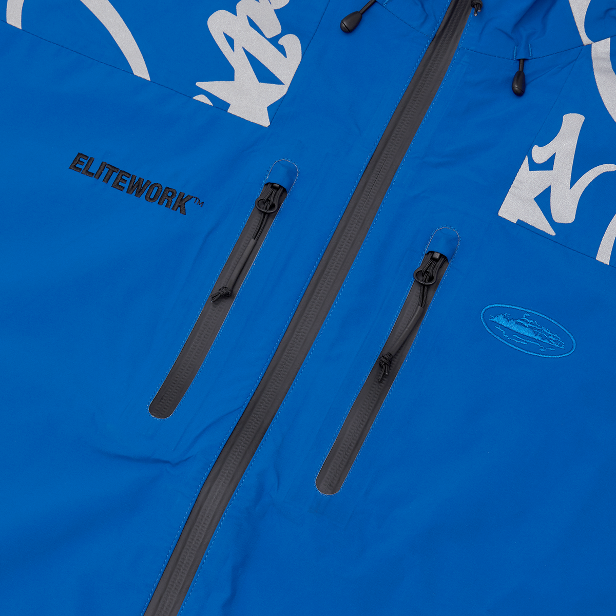 【即日発送】Corteiz Elitework Jacket - Blue ELITEWORK™ WATERPROOF SHELL JACKET [ROYAL BLUE] – CRTZRTW