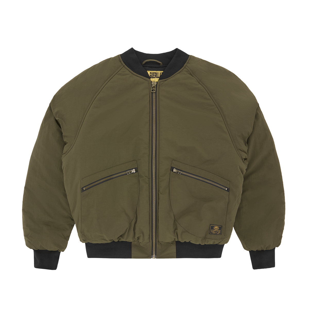 ジャケット・アウター Corteiz GUERILLAZ HEAVY DUTY BOMBER GUERILLAZBOMBER_OLIVE_01_1200x