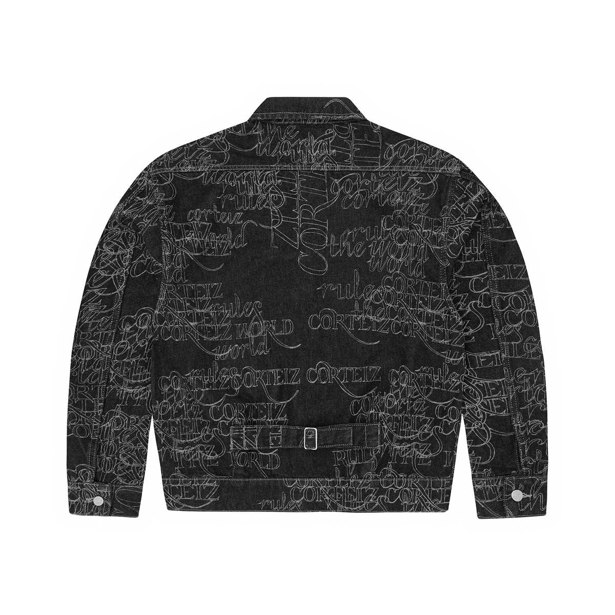 HANDWRITTEN DENIM JACKET [BLACK] – CRTZRTW