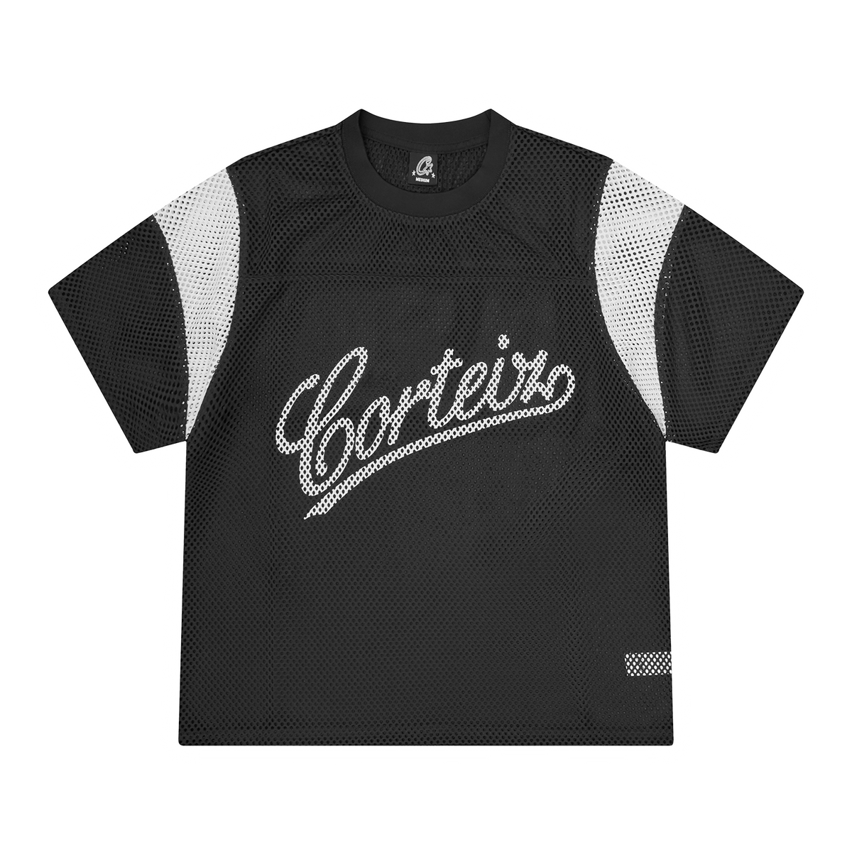 OPEN MESH PANEL JERSEY [BLACK/WHITE] – CRTZRTW