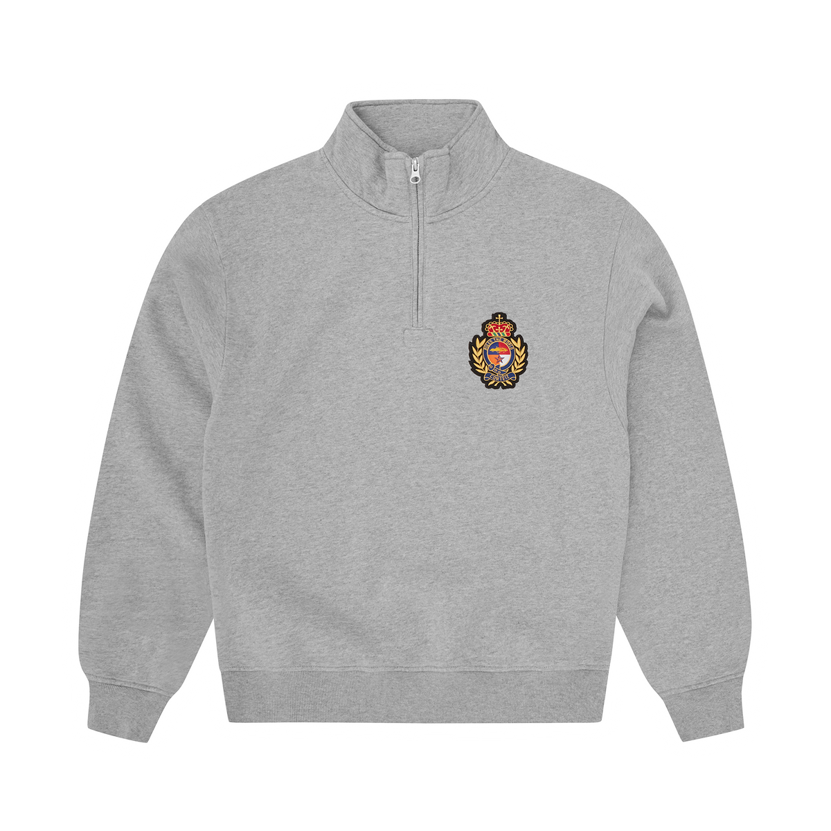 ROYALE CREST QUARTER ZIP [HEATHER GREY] – CRTZRTW