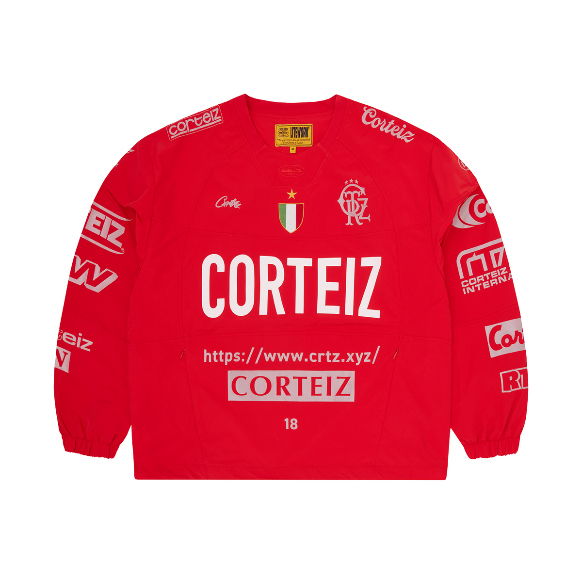スケートボード CORTEIZ SPONSORS TRAINING PULLOVER SPONSORS TRAINING PULLOVER [BLUE] – CRTZRTW