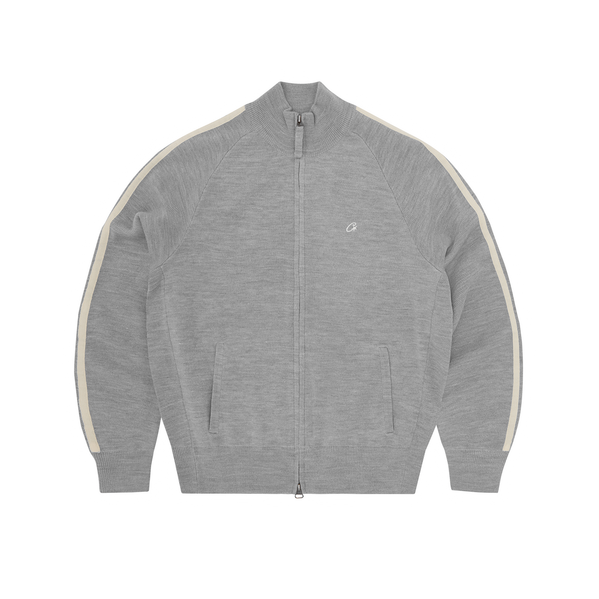 FINESSE KNIT ZIP UP [BURGUNDY] – CRTZRTW