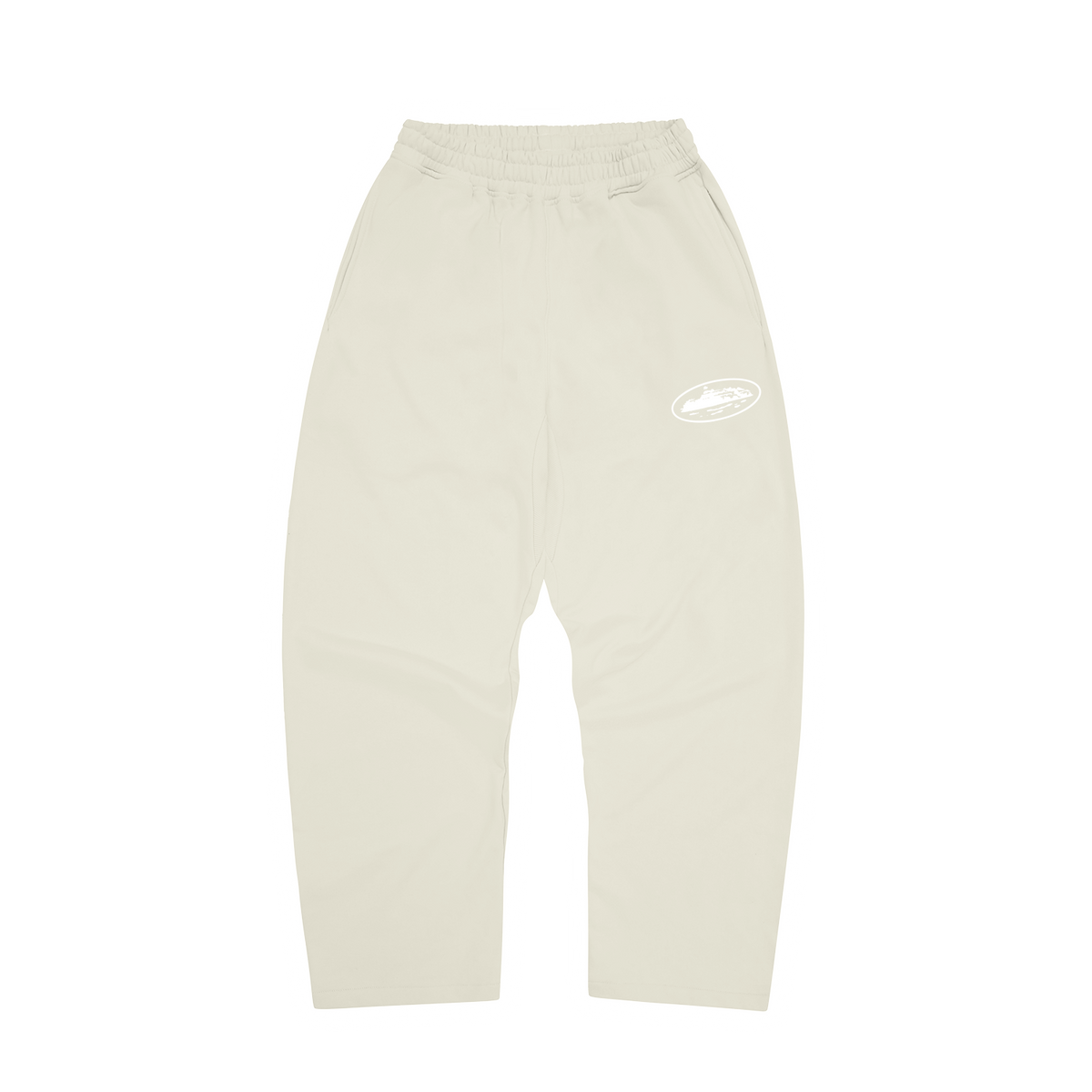 パンツ corteiz harfpants ISLAND PUFF PRINT OPEN HEM SWEATPANT [OFF WHITE] – CRTZRTW