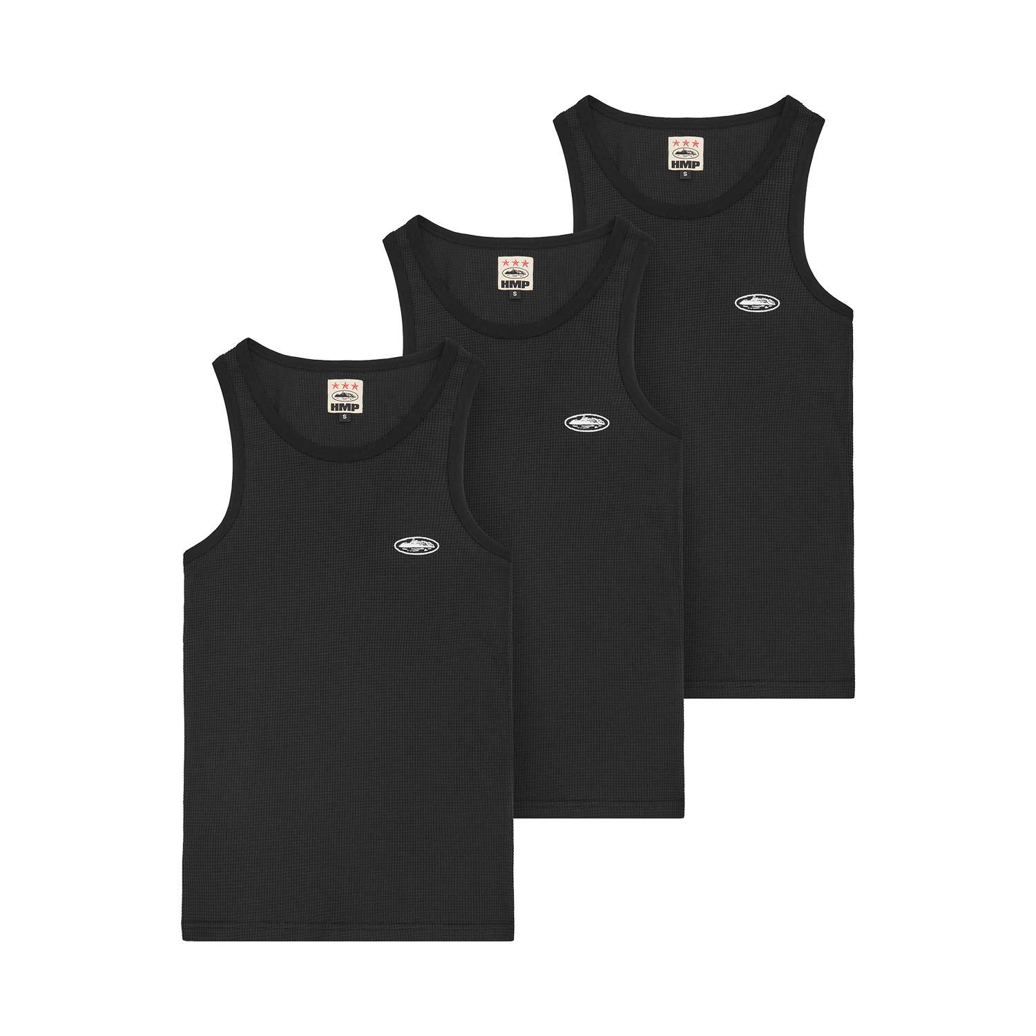HMP ESSENTIALS TANK TOP [3PK] [BLACK]