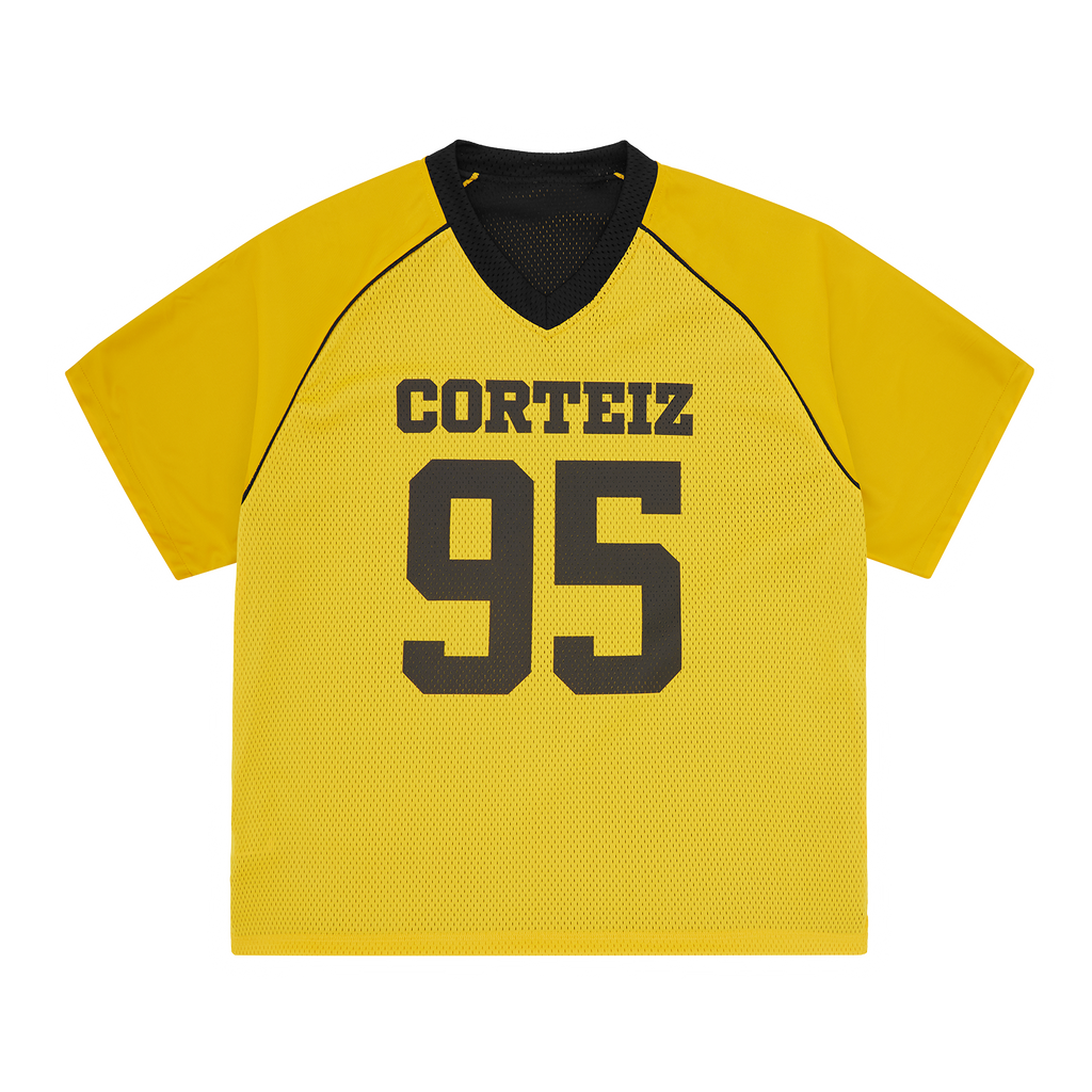 95 REVERSIBLE MESH JERSEY [BLACK / YELLOW]