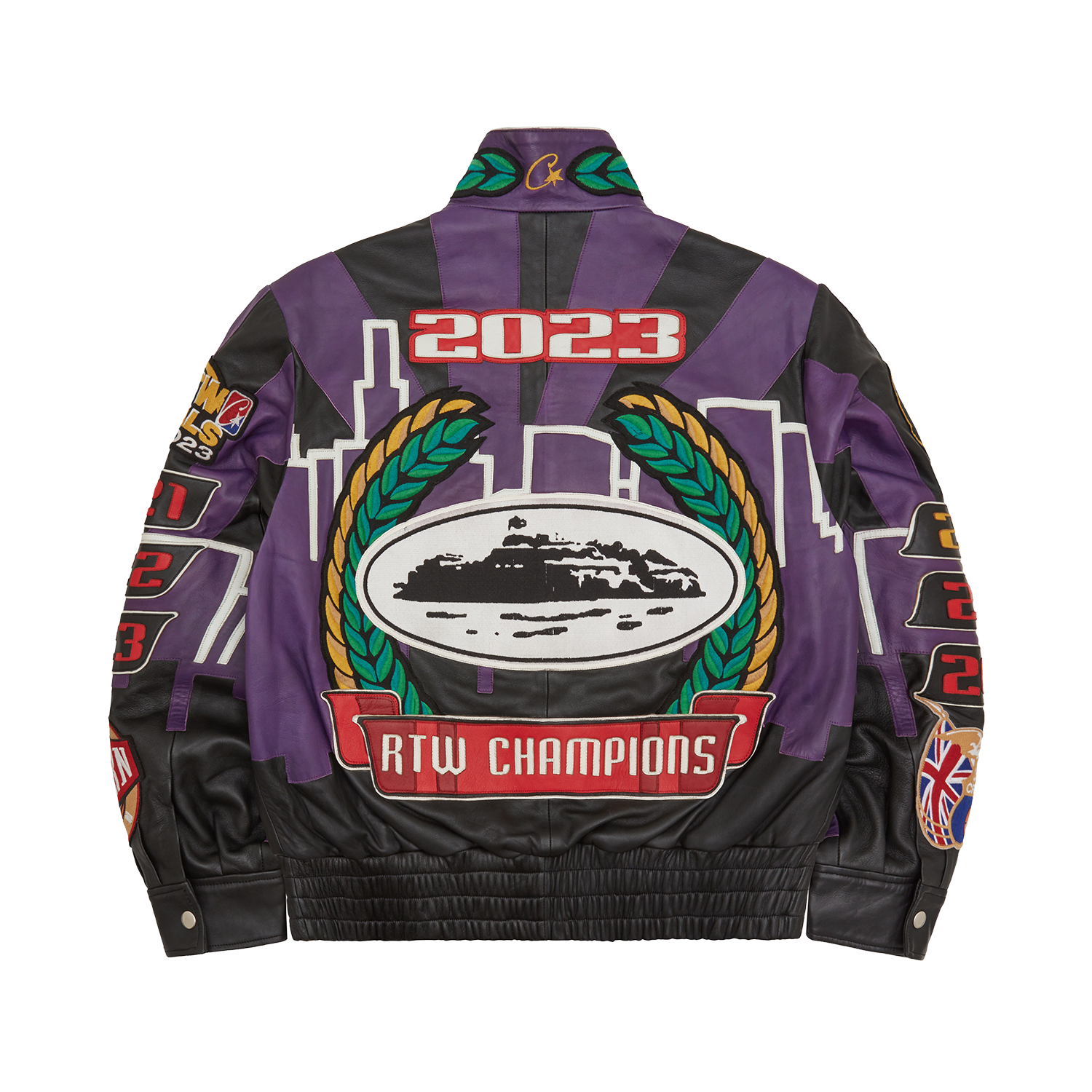 CHAMPIONSHIP LEATHER JACKET [BLACK]