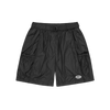 ALCATRAZ NYLON PATCH SHORTS [BLACK]