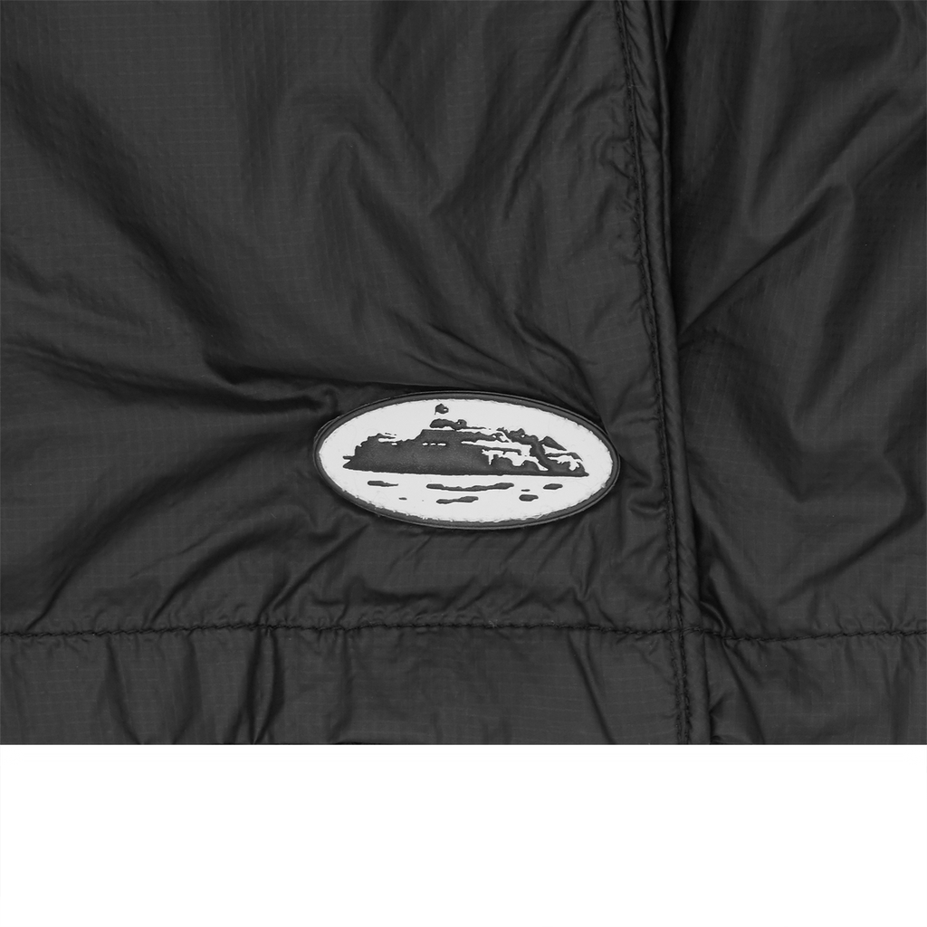 ALCATRAZ NYLON PATCH SHORTS [BLACK]