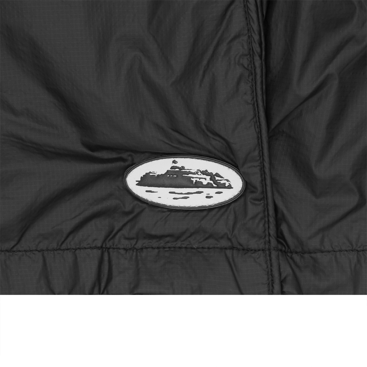 ALCATRAZ NYLON PATCH SHORT [BLACK]