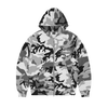 ISLAND PUFF PRINT ZIP HOODIE [ARCTIC CAMO]