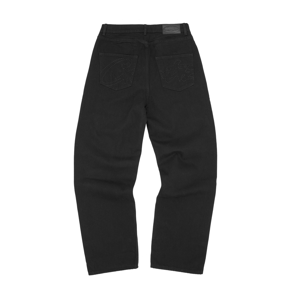 ALLSTARZ BAGGY JEANS [TRIPLE BLACK]