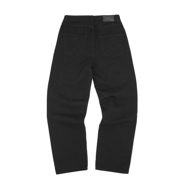 ALLSTARZ BAGGY JEANS [TRIPLE BLACK]