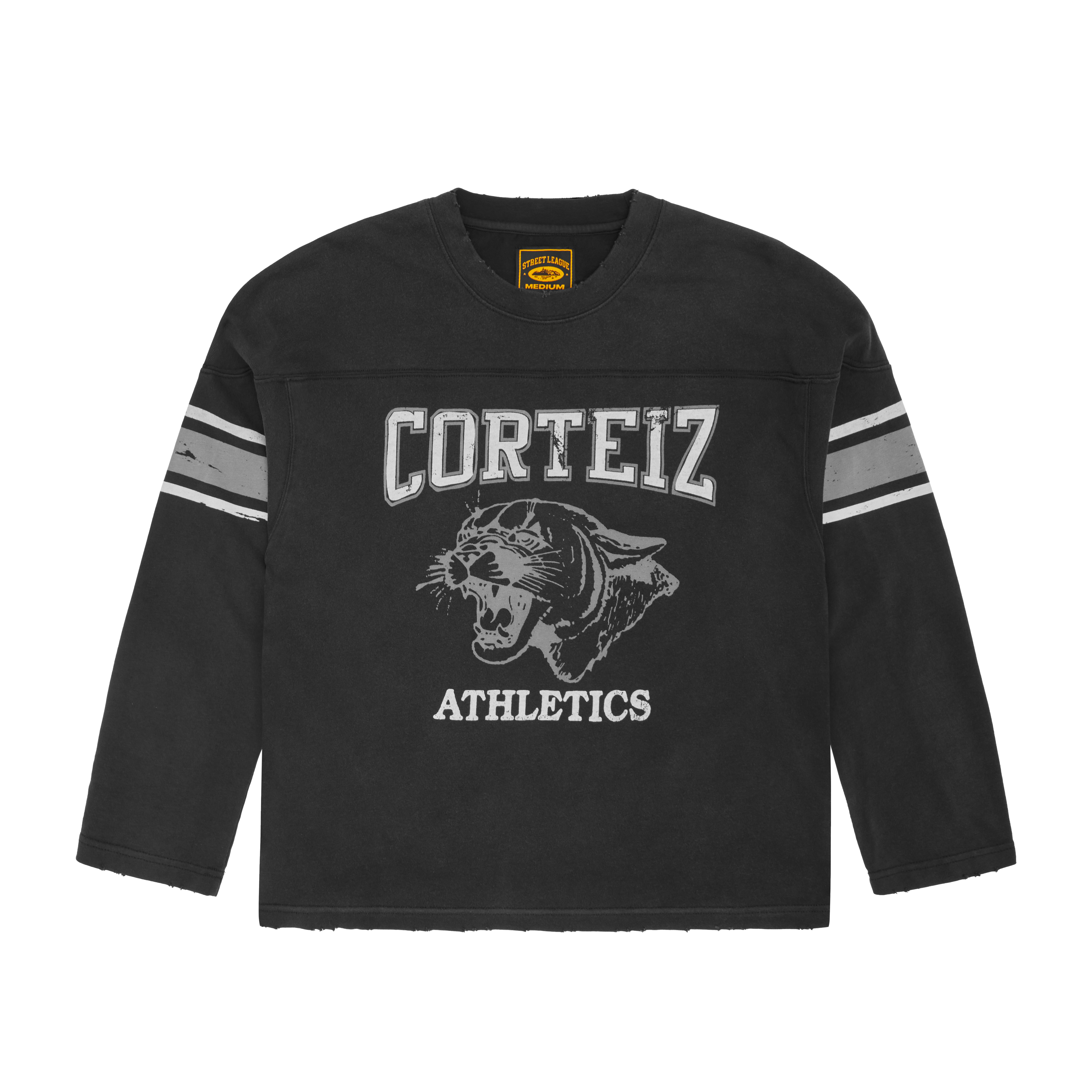 ATHLETICS HEAVYWEIGHT LS TOP [BLACK]