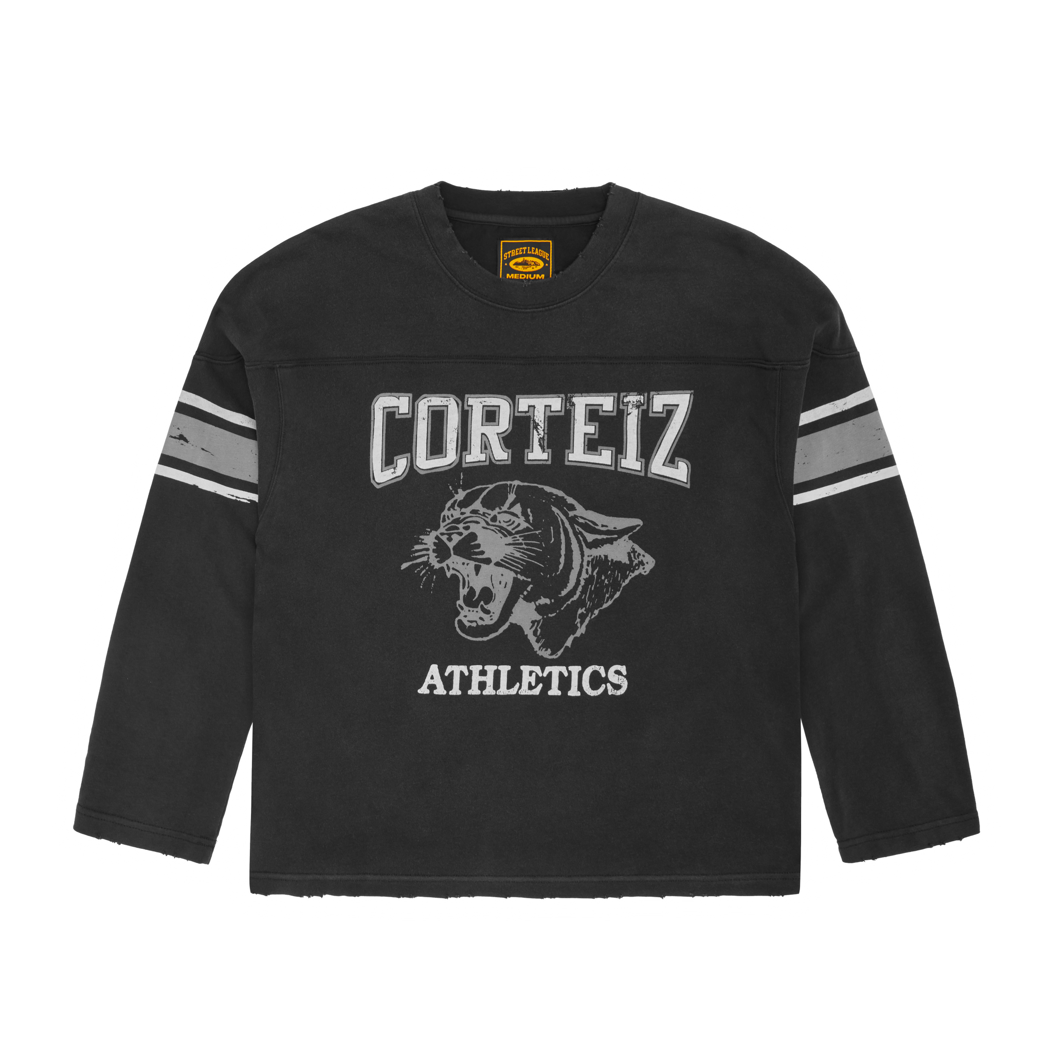 ATHLETICS HEAVYWEIGHT LS TOP [BLACK]