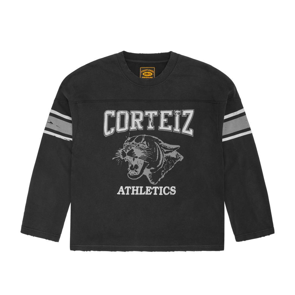 ATHLETICS HEAVYWEIGHT LS TOP [BLACK]