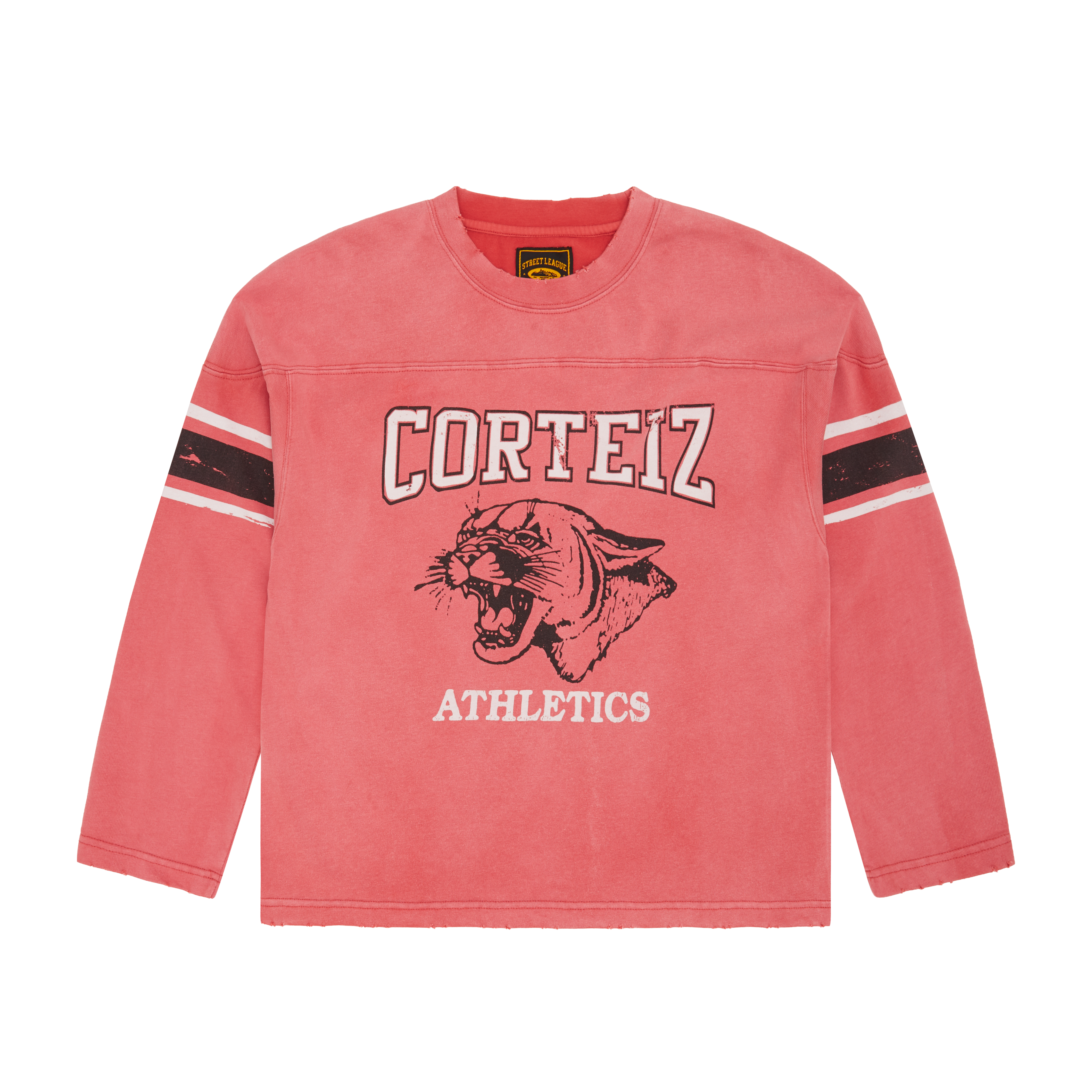 ATHLETICS HEAVYWEIGHT LS TOP [RED]