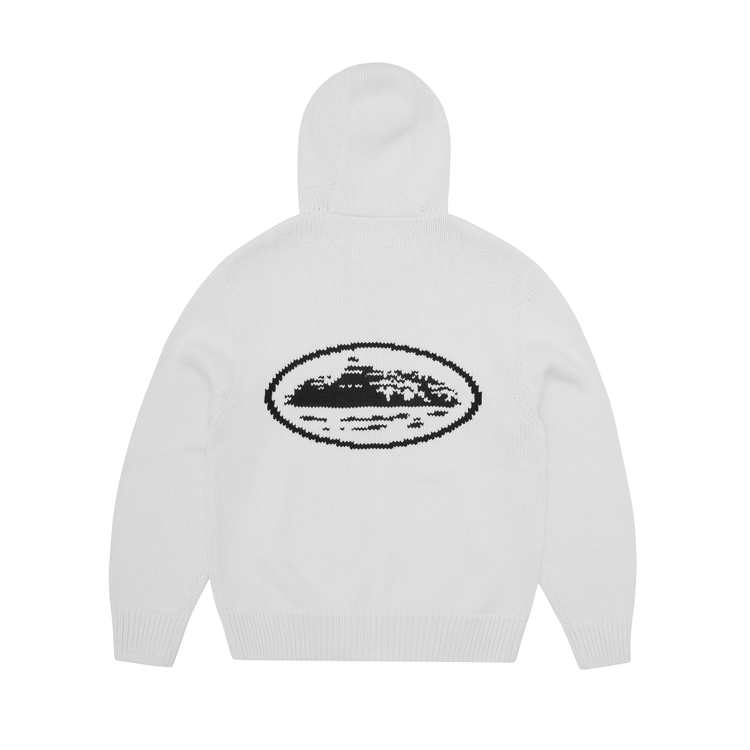 ALCATRAZ HEAVY KNIT ZIP HOODIE [NATURAL]