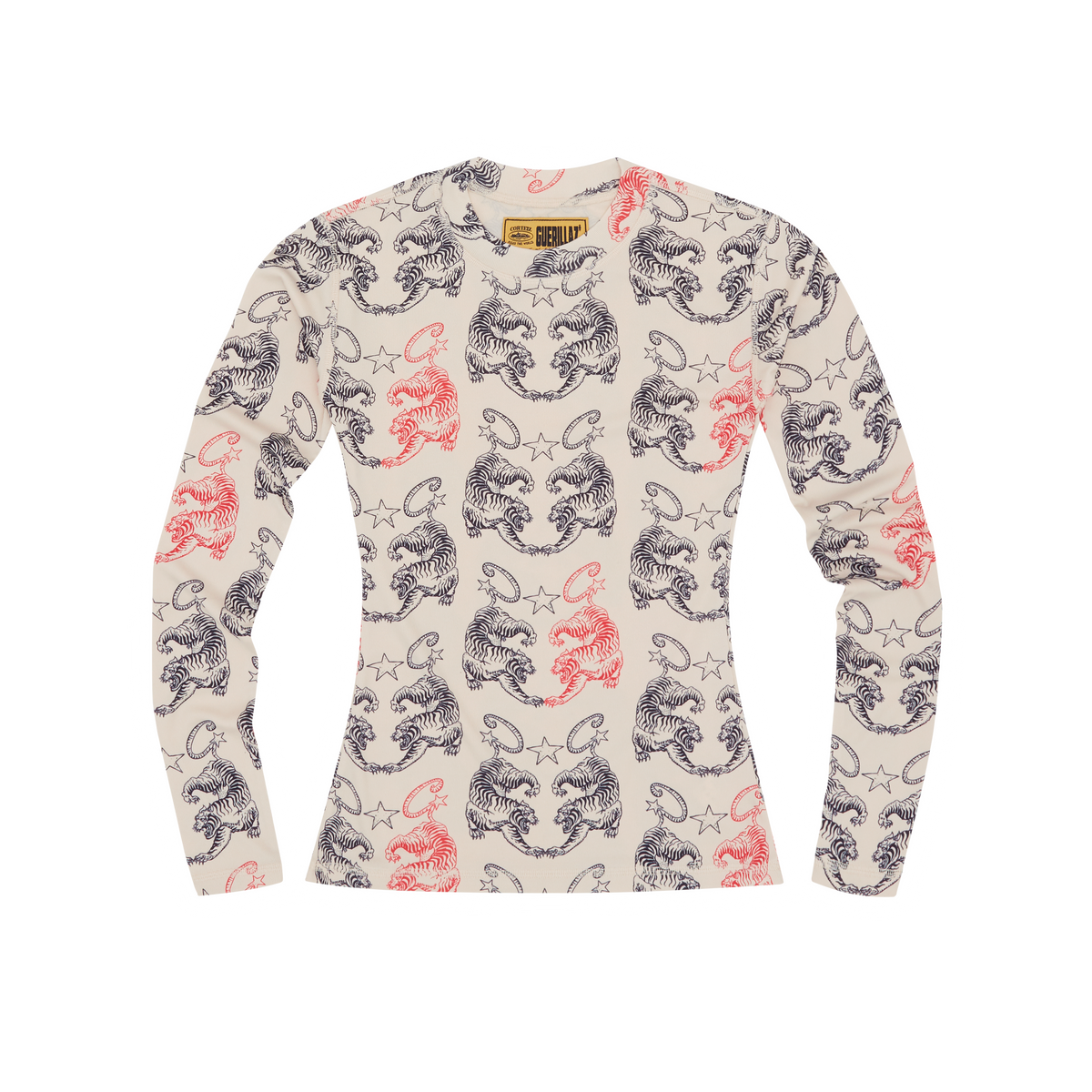 WOMENS TIGER MESH LONGSLEEVE [CREAM]