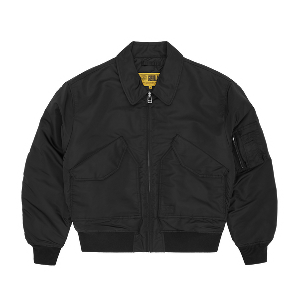 大人も着やすいシンプルファッション ALCATRAZ BOMBER JACKET [BLACK] – CRTZRTW ジャケット・アウター