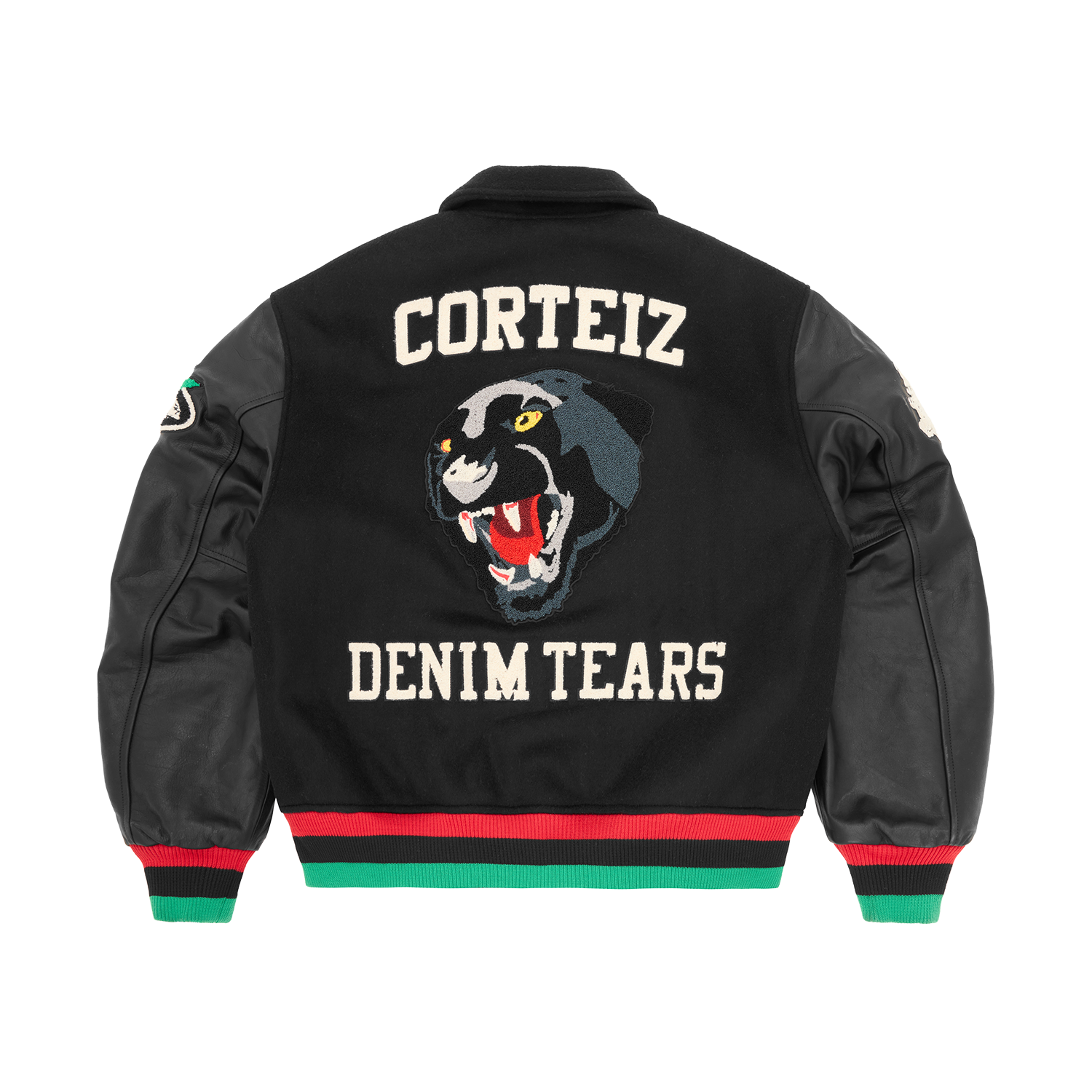 CORTEARS PANTHER VARSITY JACKET [BLACK]