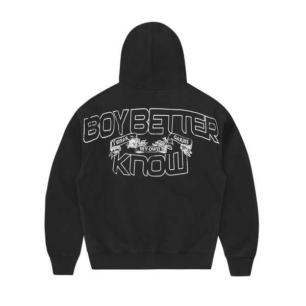 BBK ROYALE ZIP HOODIE [BLACK]