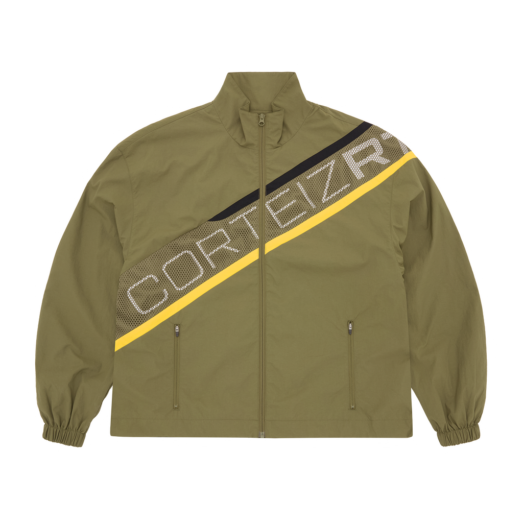 BIAS PANEL SHUKU JACKET [OLIVE]