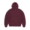 3M COLLEGE KNIT ZIP HOODIE [WINE]