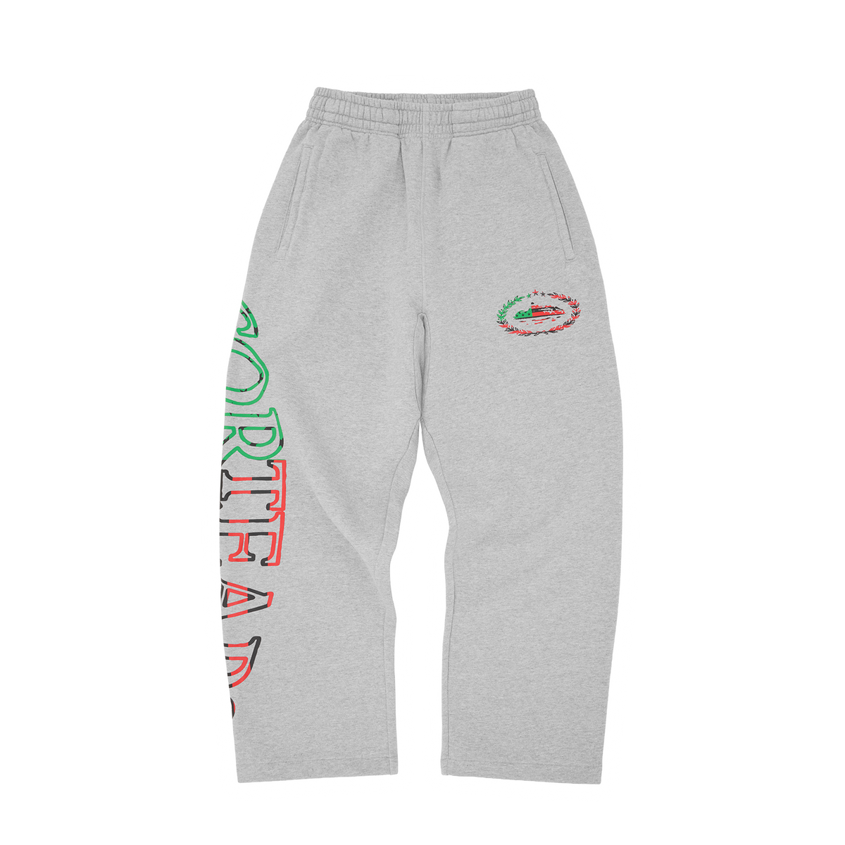 CORTEARS ROYALE OPEN HEM SWEATPANT [HEATHER GREY]