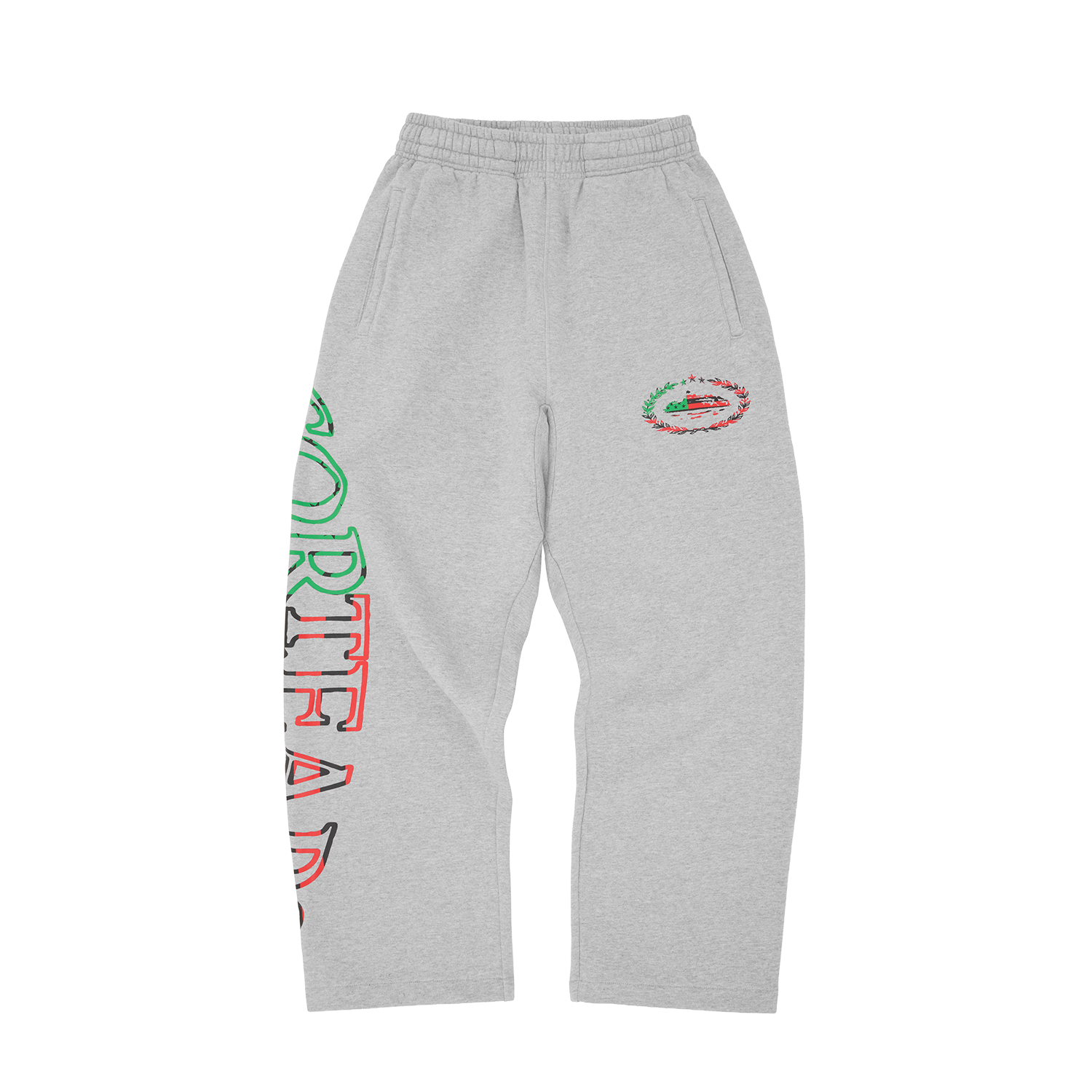 CORTEARS ROYALE OPEN HEM SWEATPANT [HEATHER GREY]