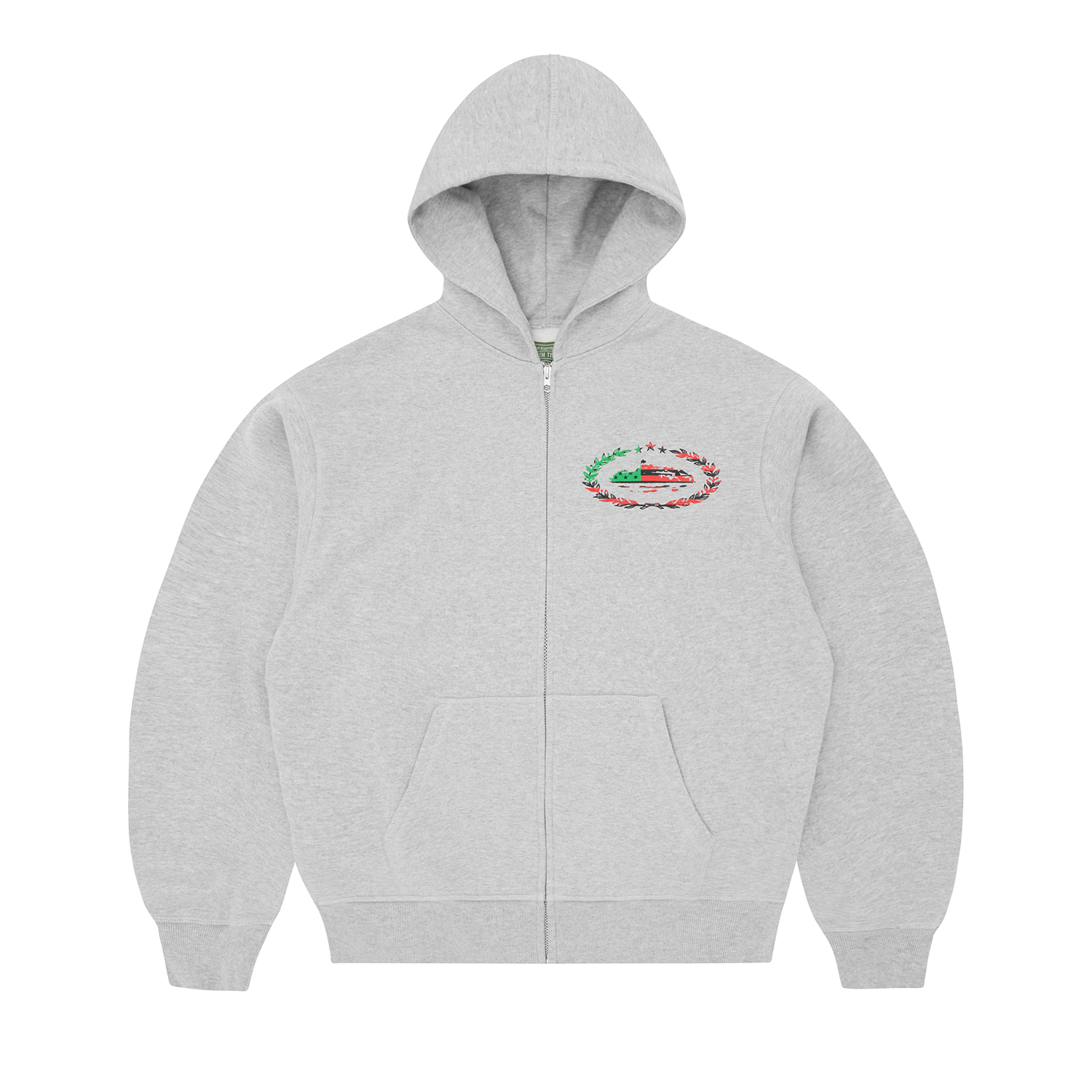 CORTEARS ROYALE ZIP HOODIE [HEATHER GREY]