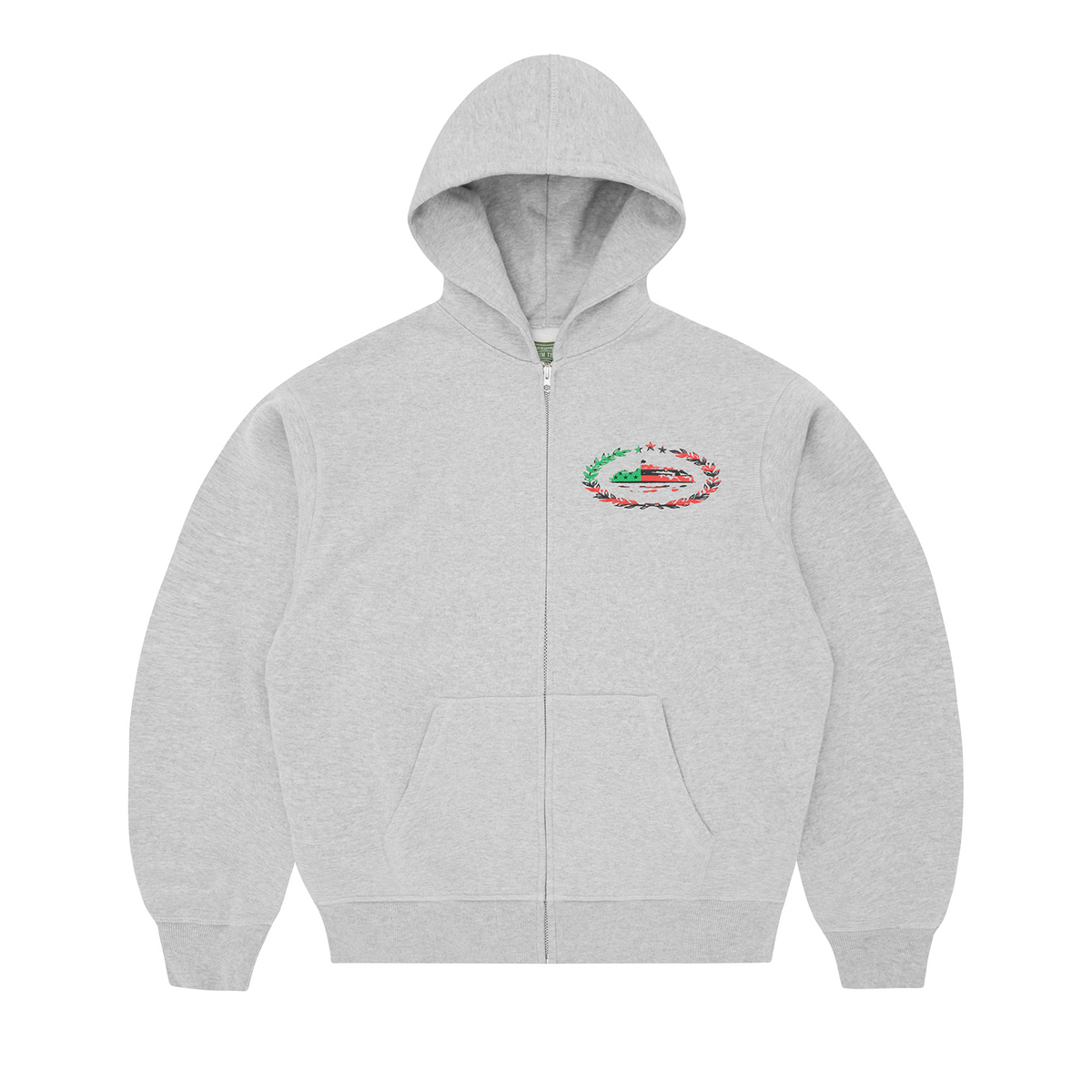 CORTEARS ROYALE ZIP HOODIE [HEATHER GREY]