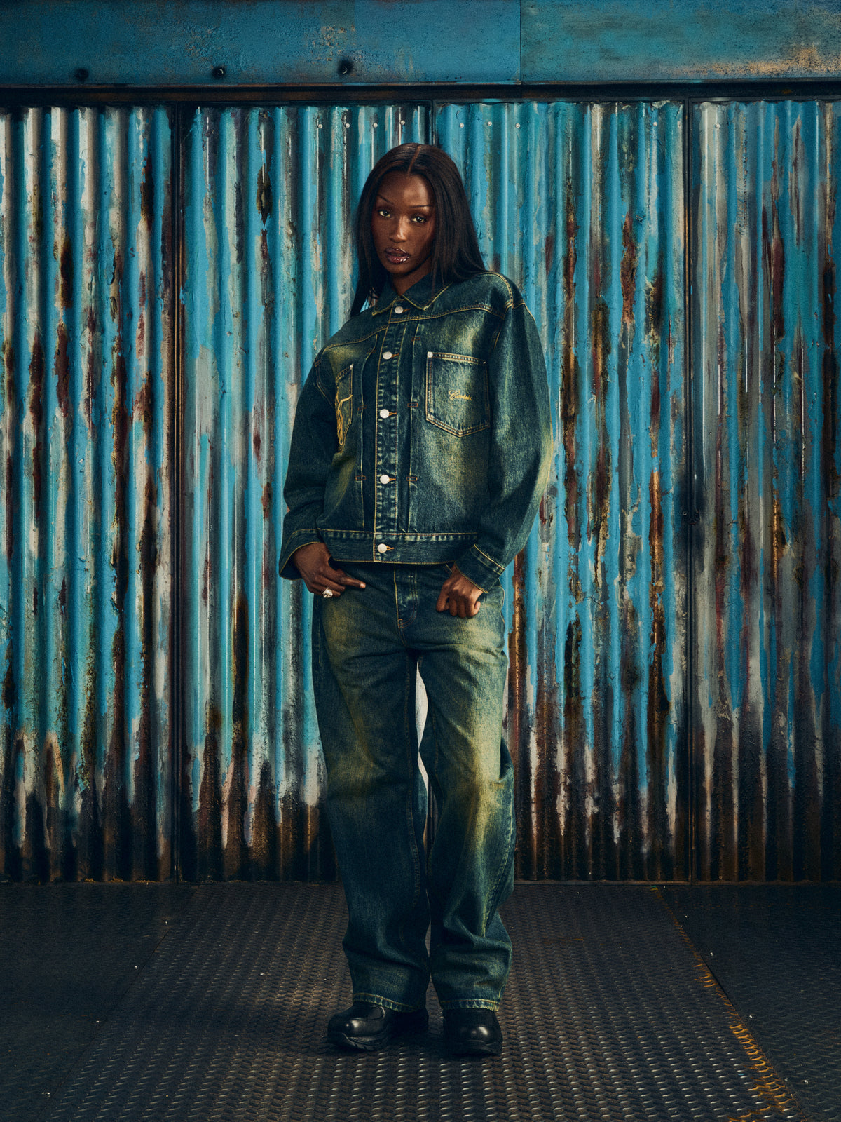 DT LUXE DENIM JACKET [VINTAGE INDIGO]