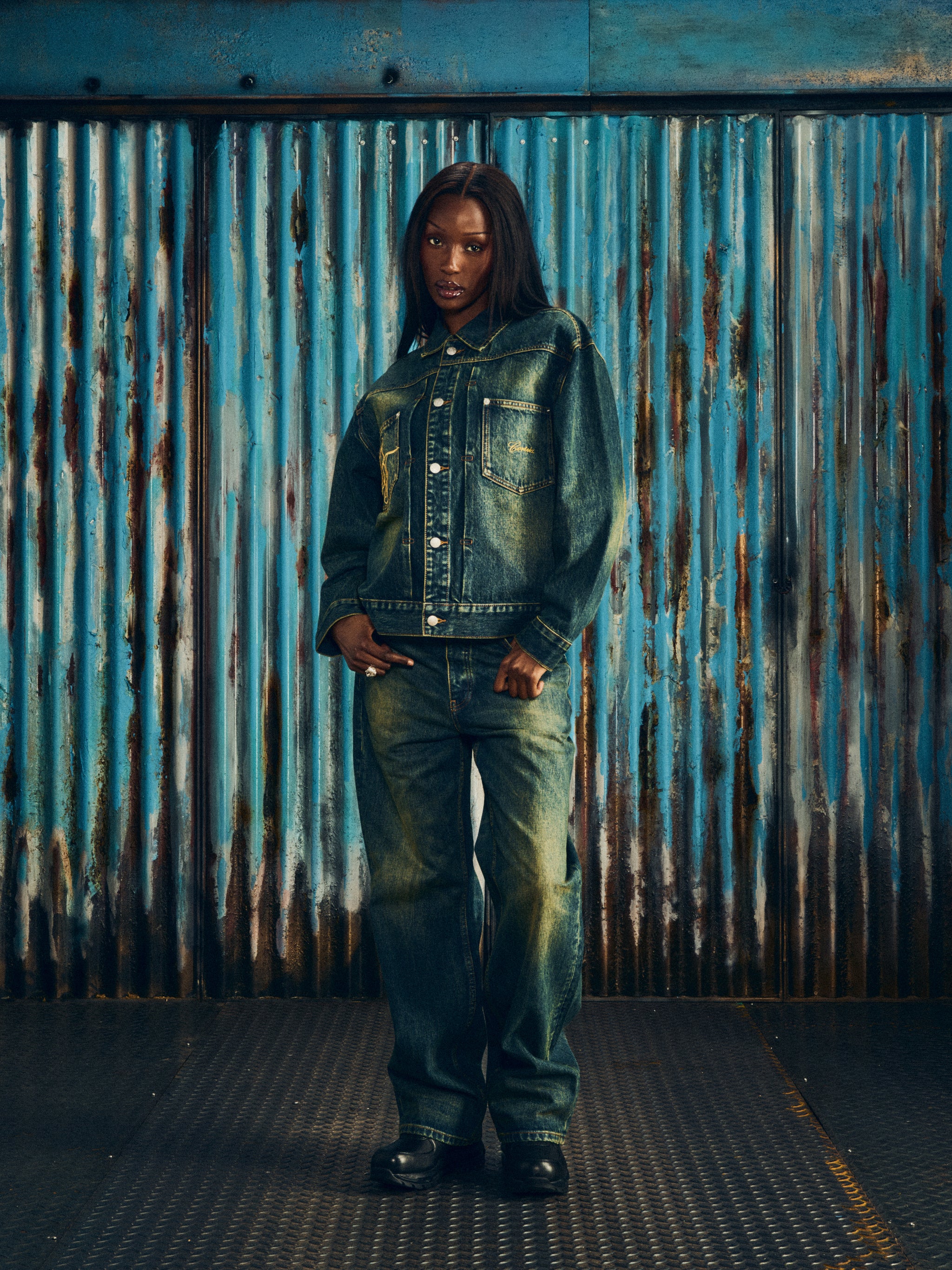 DT LUXE DENIM JACKET [VINTAGE INDIGO]