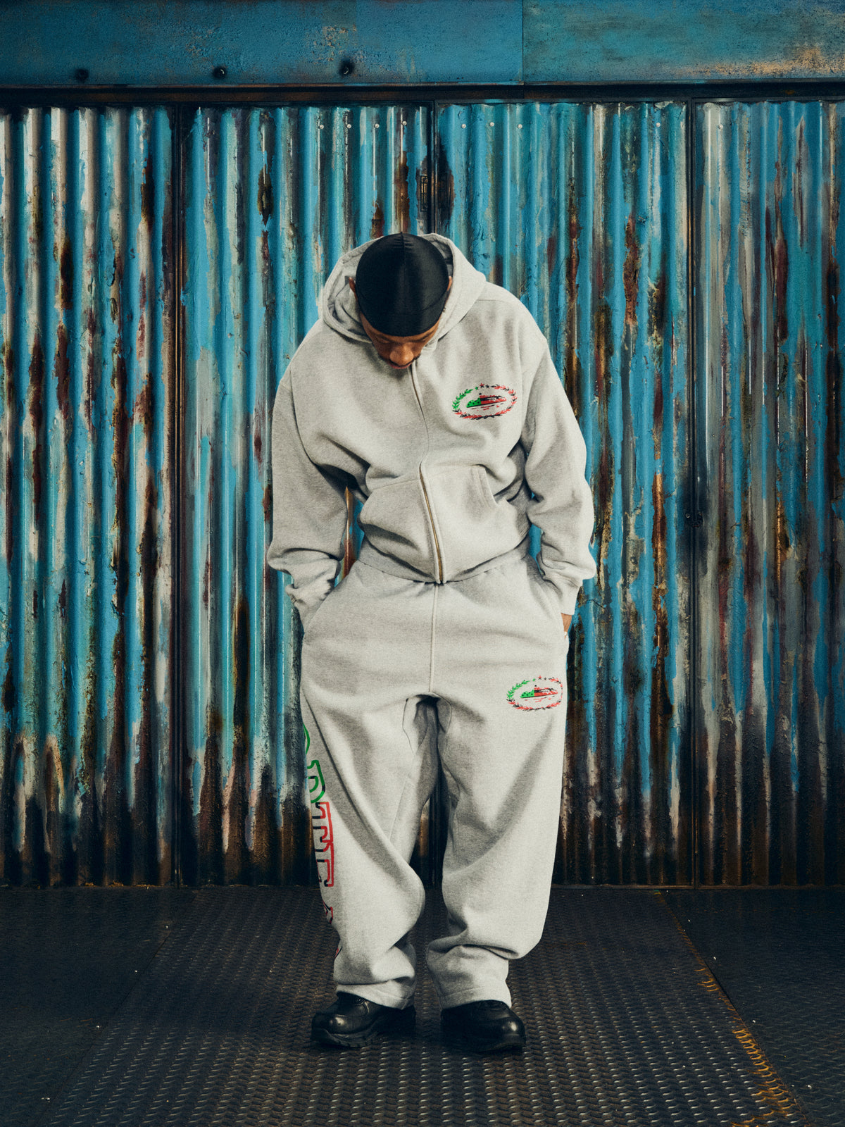 CORTEARS ROYALE OPEN HEM SWEATPANT [HEATHER GREY]