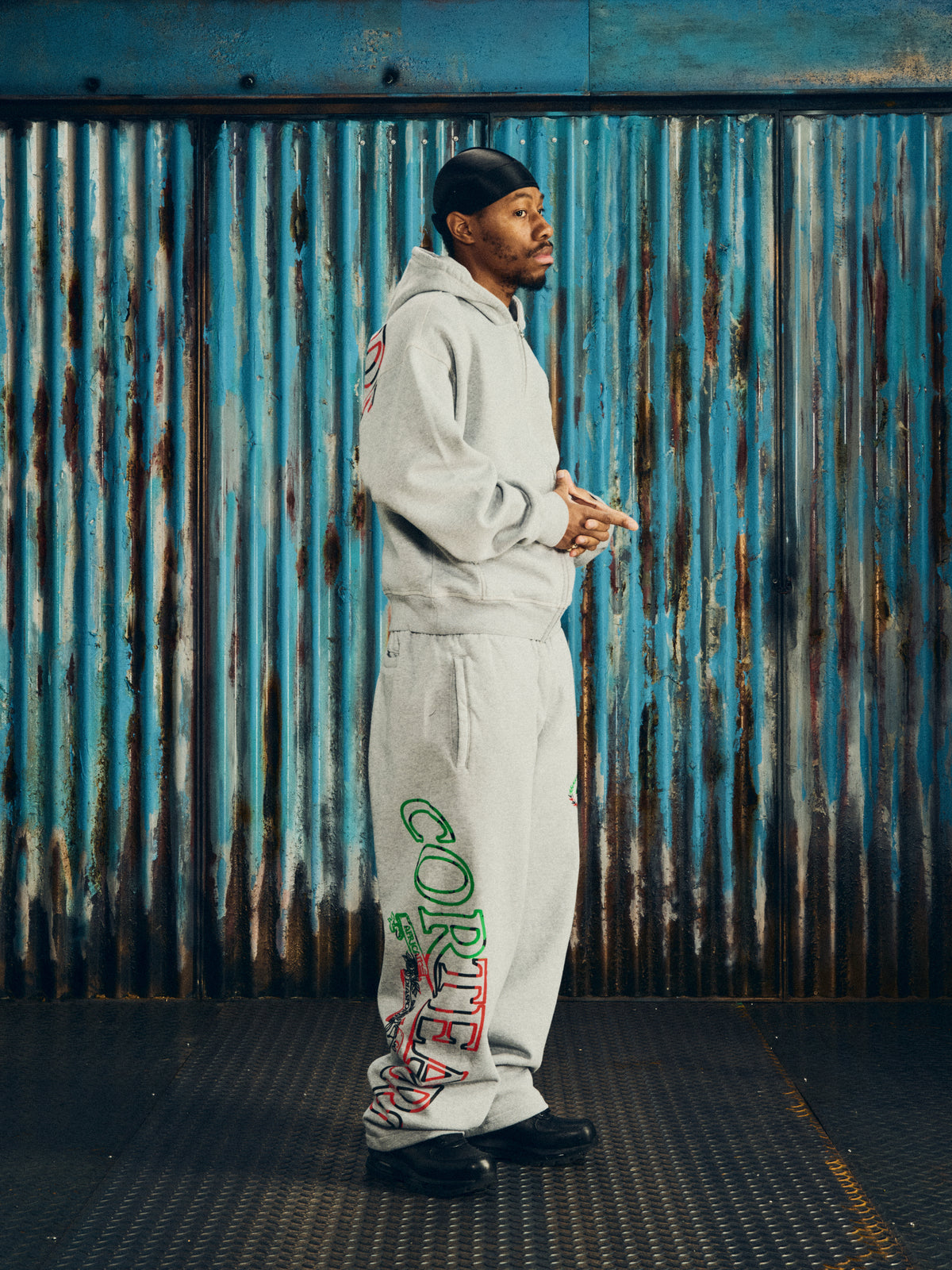 CORTEARS ROYALE ZIP HOODIE [HEATHER GREY]