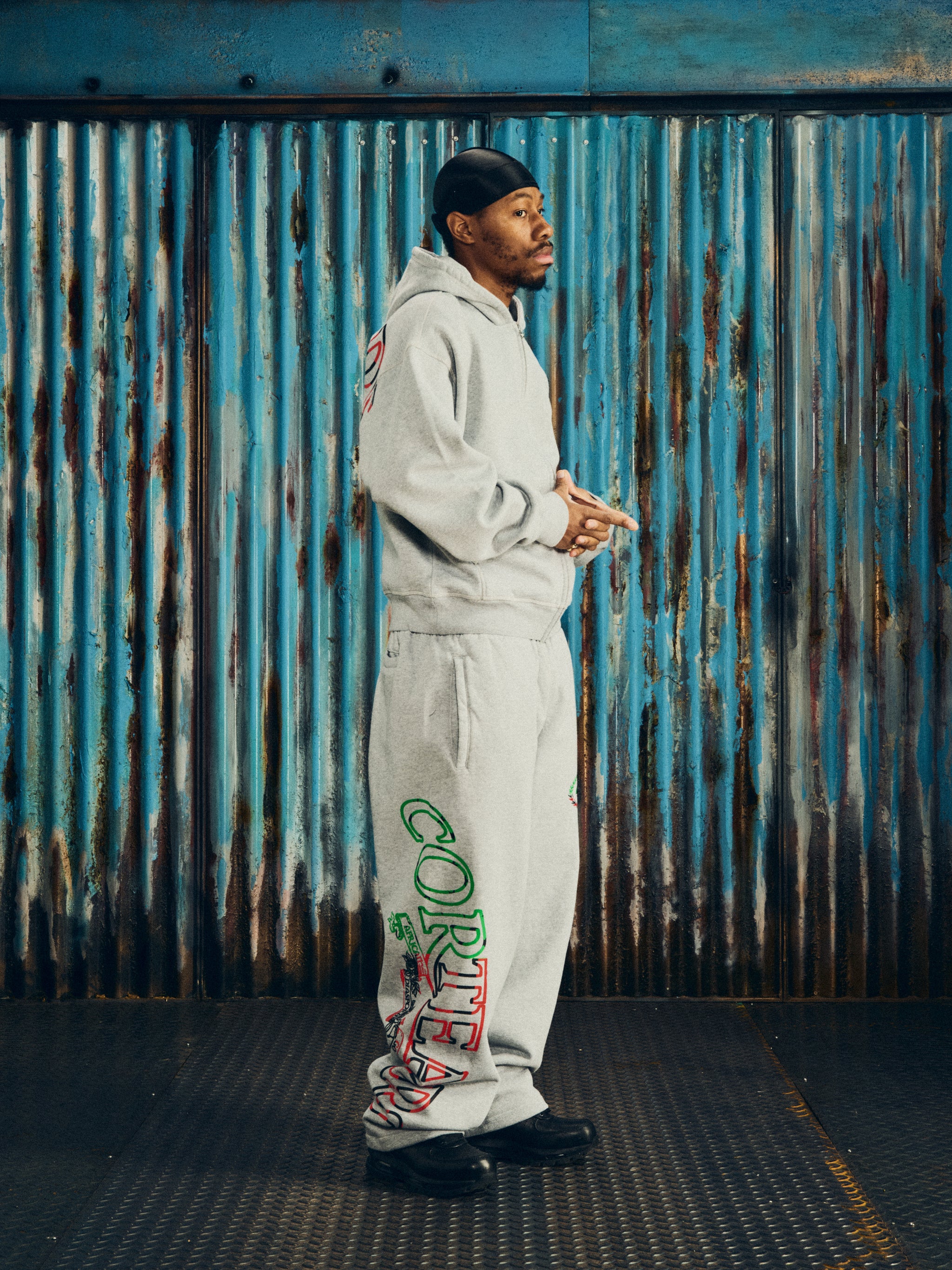 CORTEARS ROYALE ZIP HOODIE [HEATHER GREY]