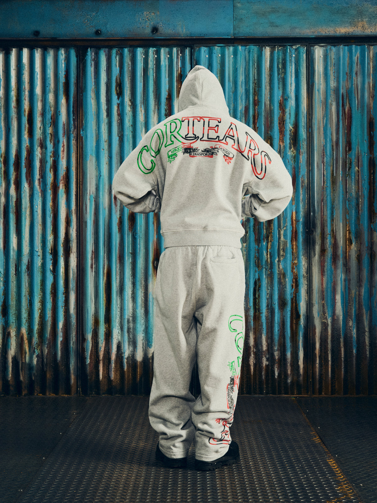 CORTEARS ROYALE ZIP HOODIE [HEATHER GREY]