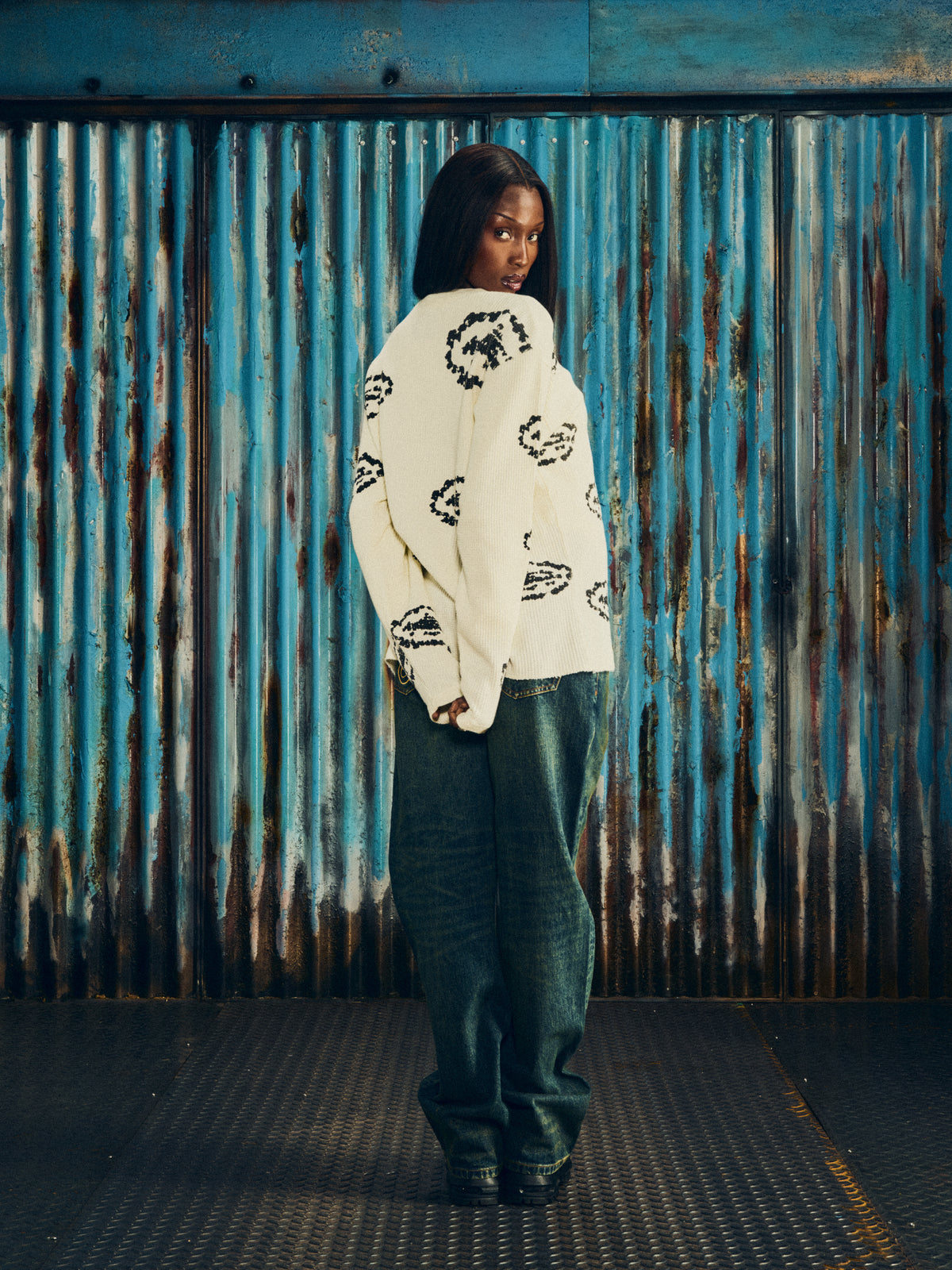 ISLAND WREATH WAFFLE THERMAL [CREAM]