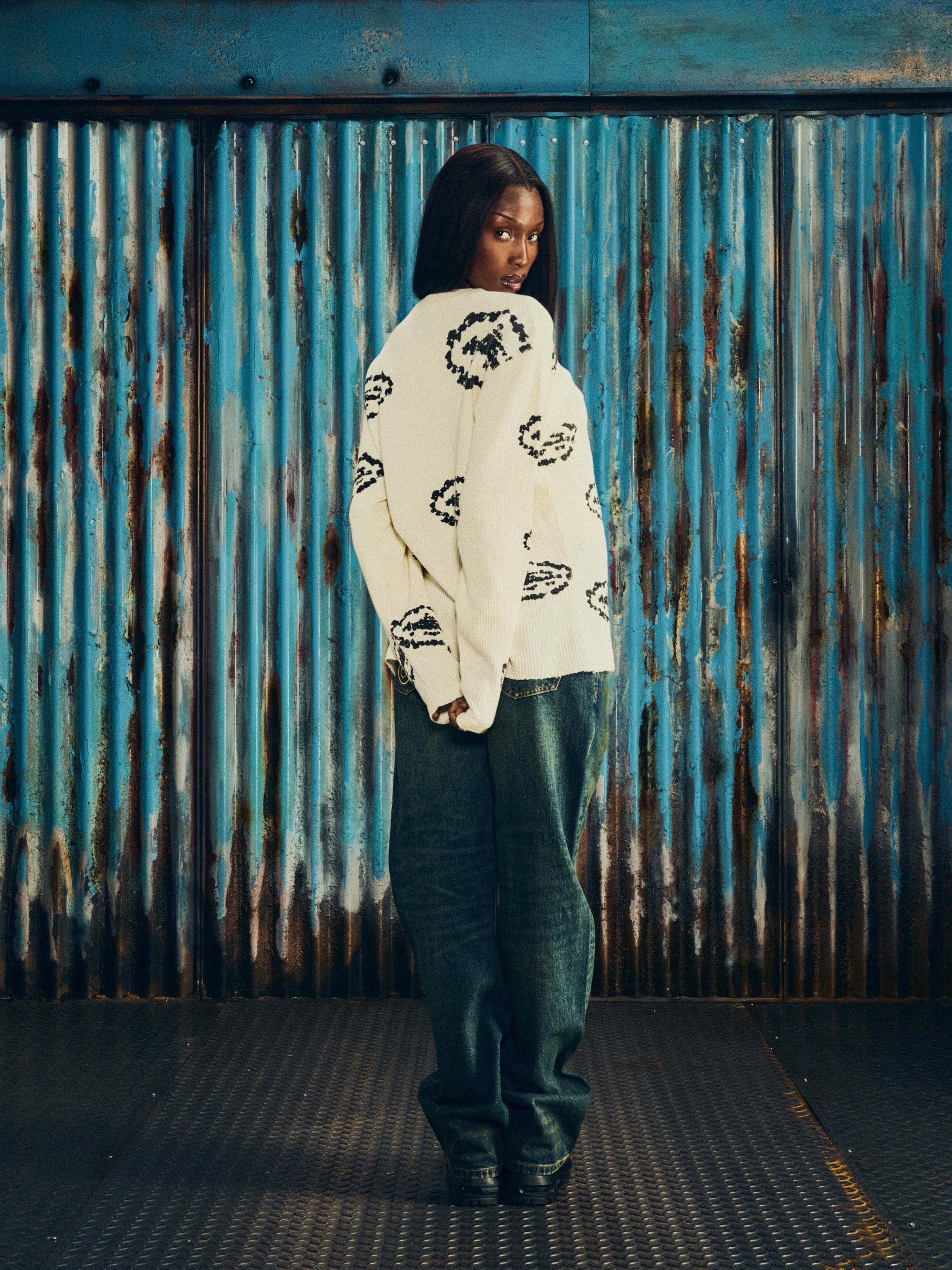 ISLAND WREATH WAFFLE THERMAL [CREAM]