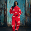 ISLAND WREATH SWEATPANT [RED]