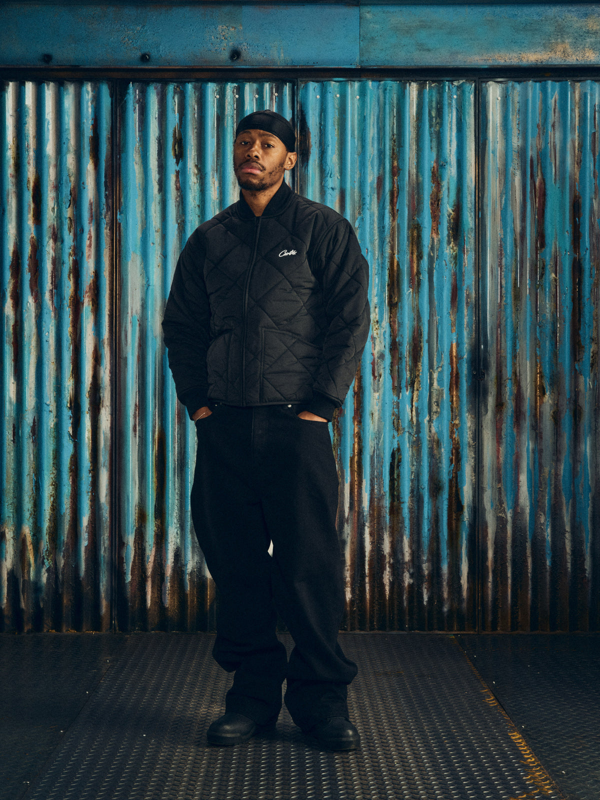 HMP QUILTED LINER JACKET [BLACK]