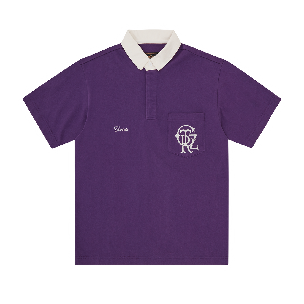 CREST RUGBY POLO [PURPLE]