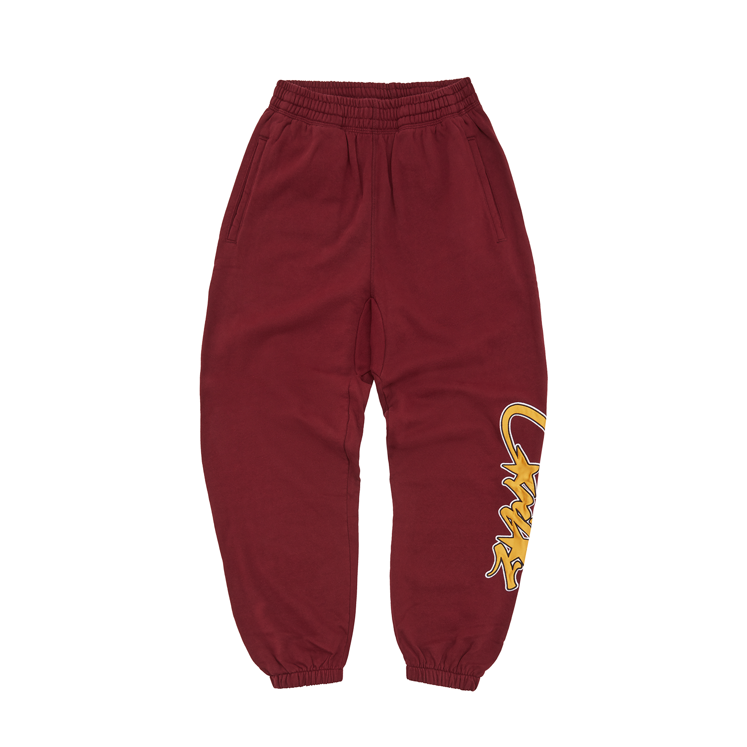 SATIN APPLIQUE ALLSTARZ JOGGERS [MAROON]
