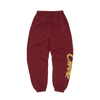 SATIN APPLIQUE ALLSTARZ JOGGERS [MAROON]