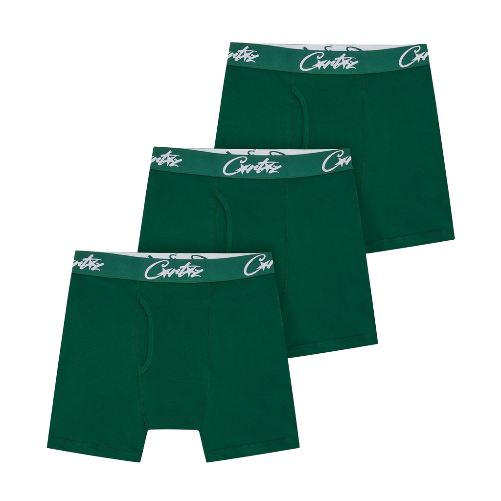 GREEN ALLSTARZ BOXERS [3 PACK]