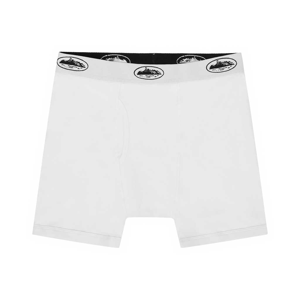 WHITE ALCATRAZ BOXERS [3 PACK]