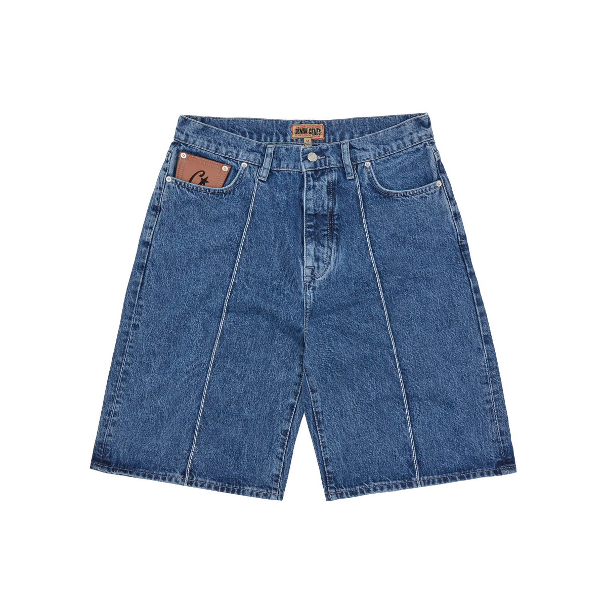 C-STAR DENIM SHORT [WASHED BLUE]