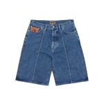 C-STAR DENIM SHORT [WASHED BLUE]
